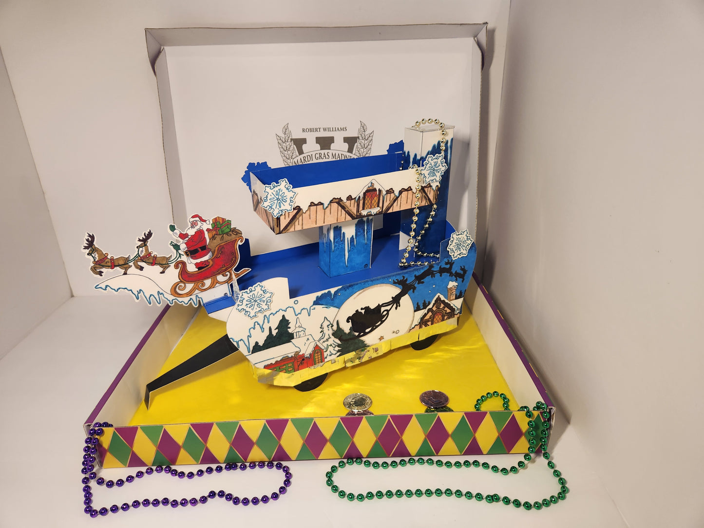 Christmas New Orleans Style Miniature Double-Deck Float Kit