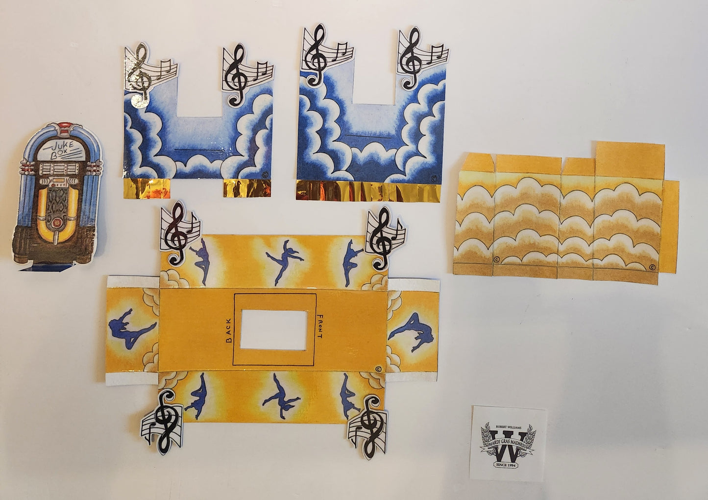 Human Jukebox Mini Double-Deck Shoebox Parade Float