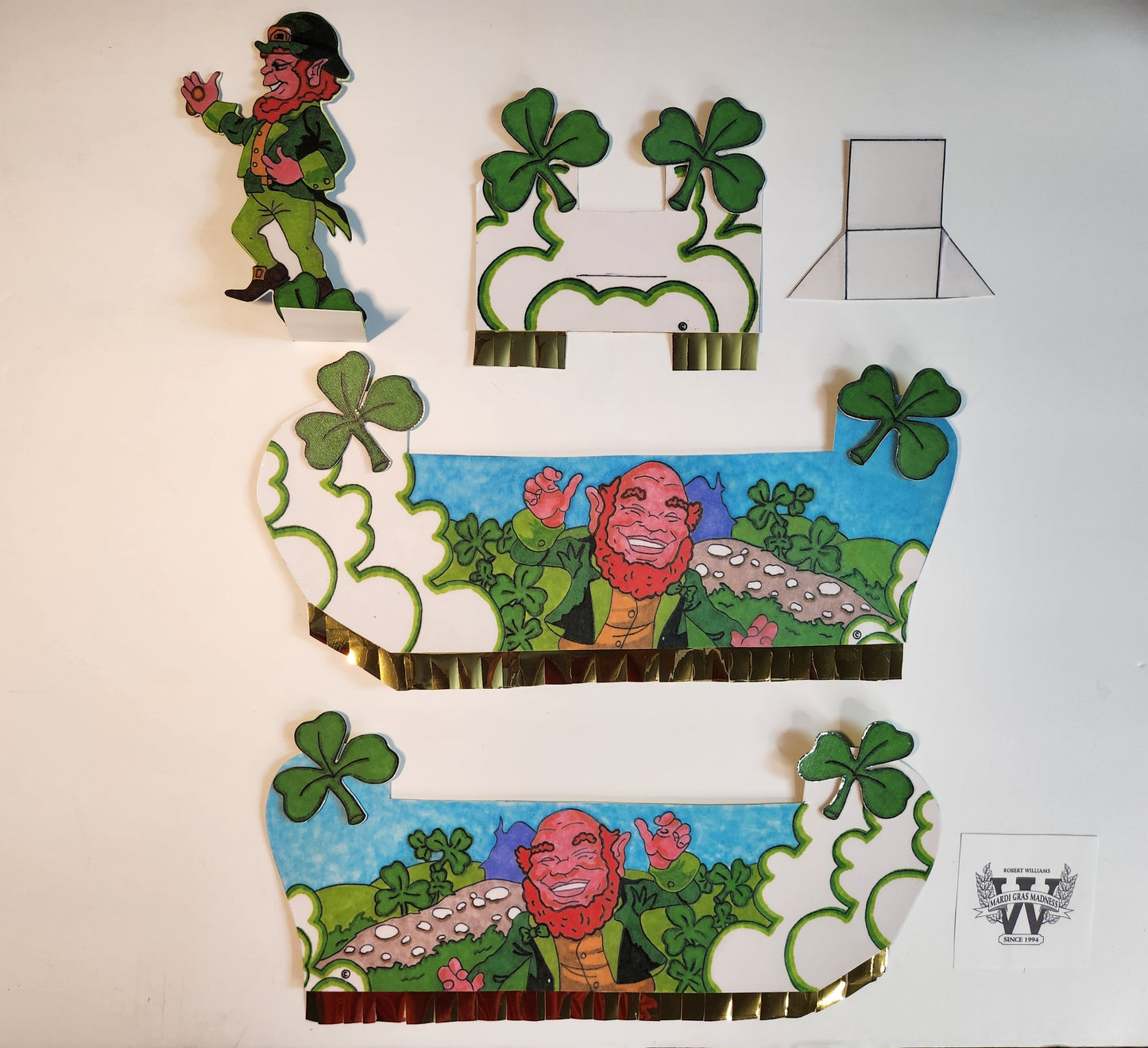 Luck Of The Irish Mini Double-Deck Seasonal Centerpiece Float