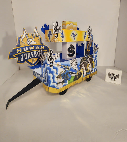 Human Jukebox Mini Double-Deck Shoebox Parade Float