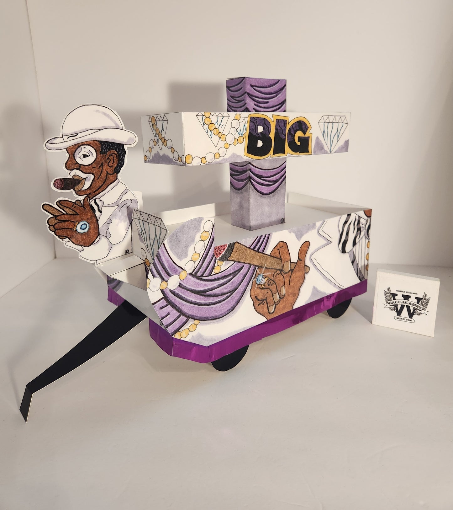 Big Shot  Mini Super Double-Deck Tandem Mardi Gras Shoebox Parade Float *Pre-Order Only98