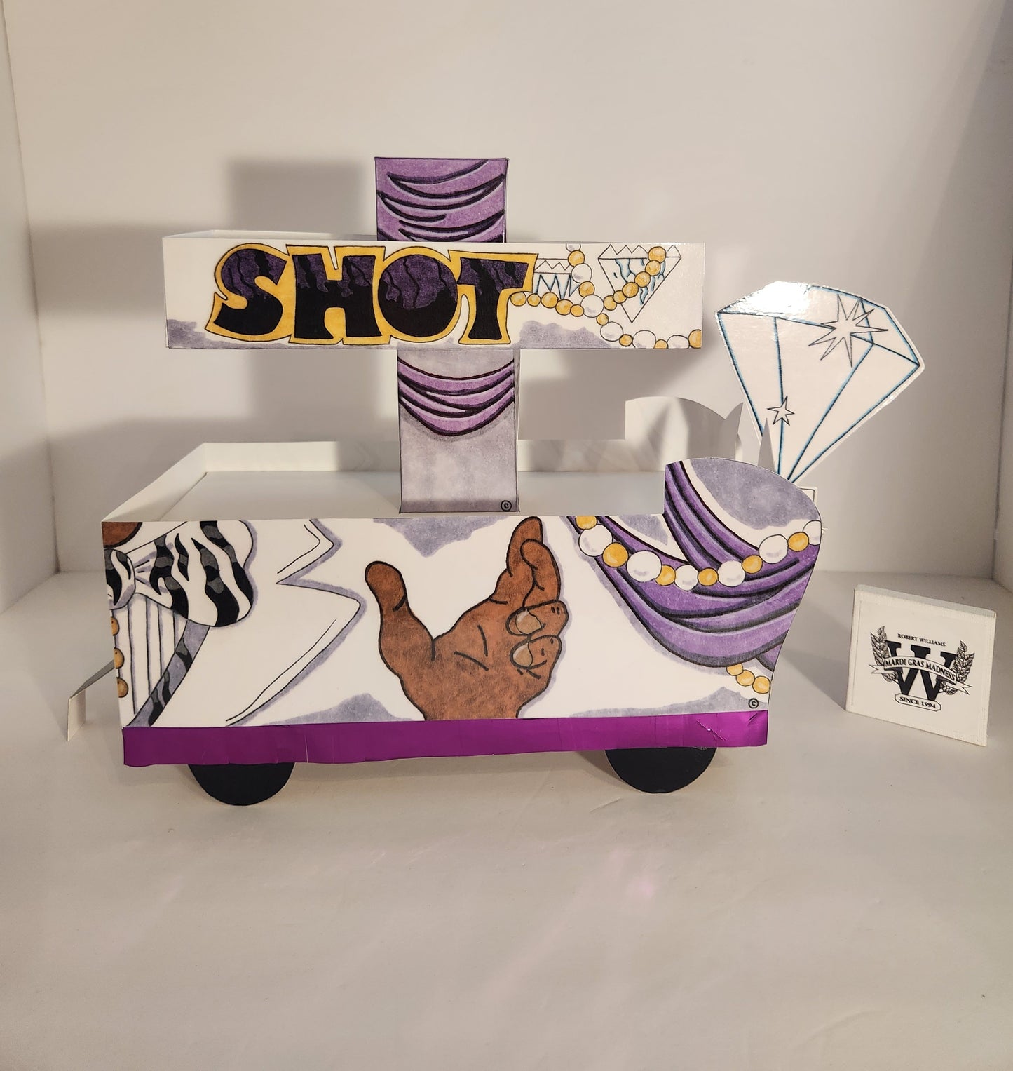 Big Shot  Mini Super Double-Deck Tandem Mardi Gras Shoebox Parade Float *Pre-Order Only98