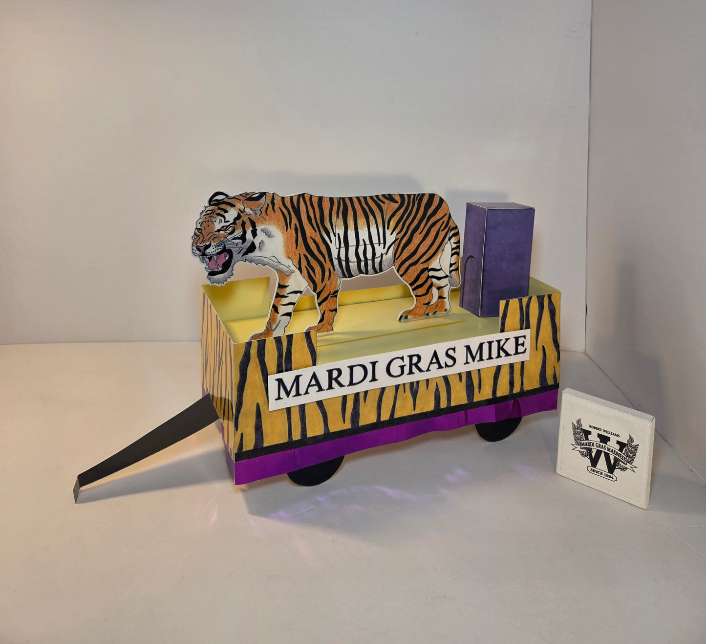 Mardi Gras Mike Mini Single-Deck Centerpiece Float