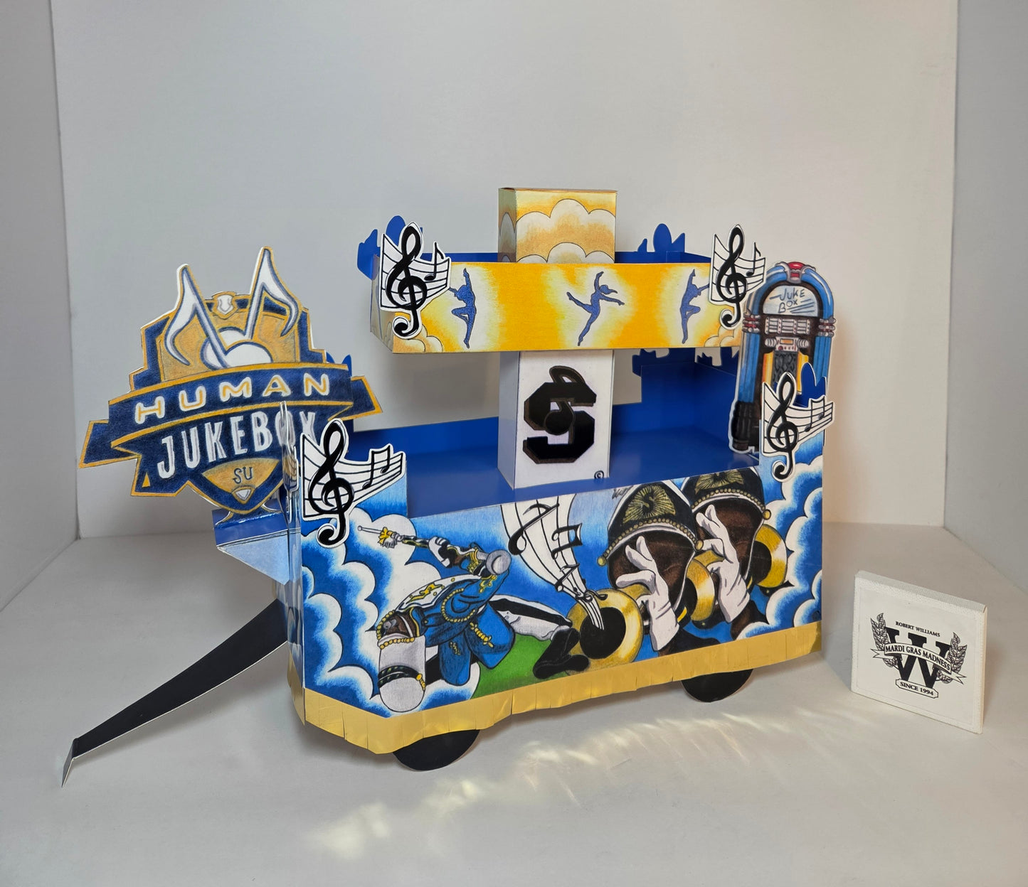 Human Jukebox Mini Double-Deck Shoebox Parade Float