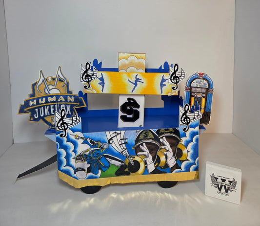 Human Jukebox Mini Double-Deck Shoebox Parade Float