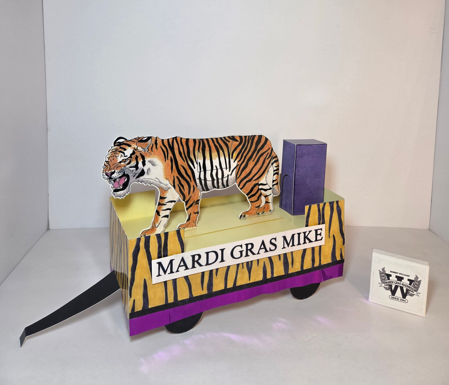 Mardi Gras Mike Mini Single-Deck Centerpiece Float