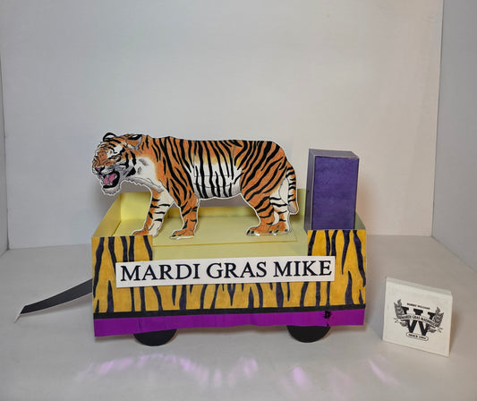 Mardi Gras Mike Mini Single-Deck Centerpiece Float