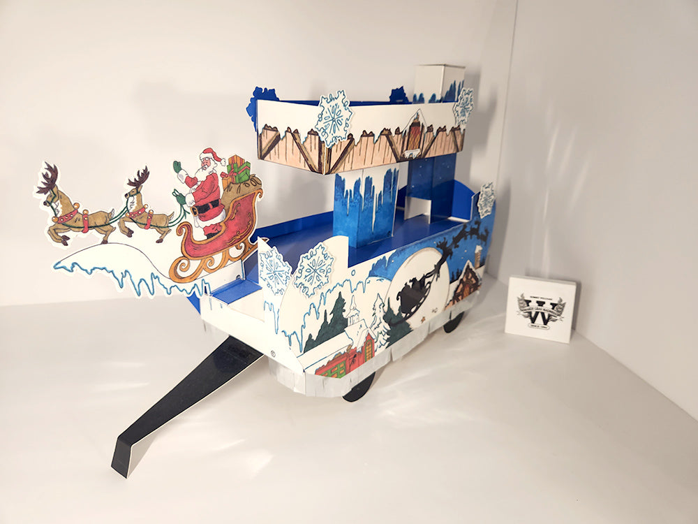 Christmas New Orleans Style Miniature Double-Deck Seasonal Centerpiece Float Kit