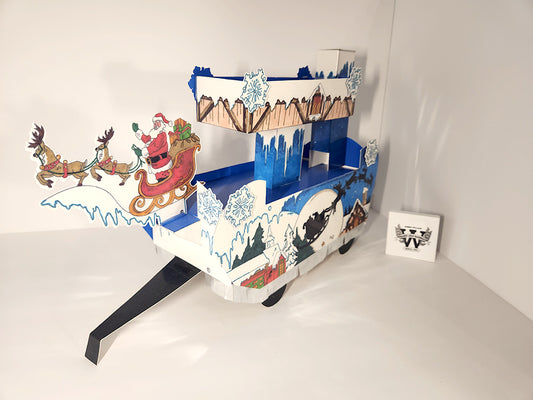 Christmas New Orleans Style Miniature Double-Deck Seasonal Centerpiece Float Kit