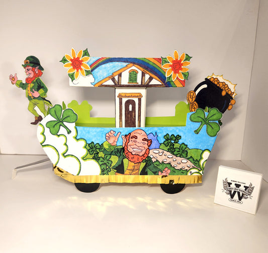 Luck Of The Irish New Orleans Style Miniature Double-Deck Seasonal Centerpiece Float Kit