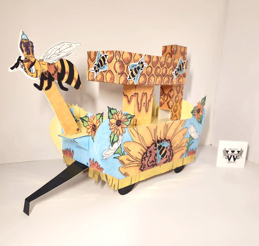 Queen Bee New Orleans Style Miniature Double-Deck Seasonal Centerpiece Float Kit