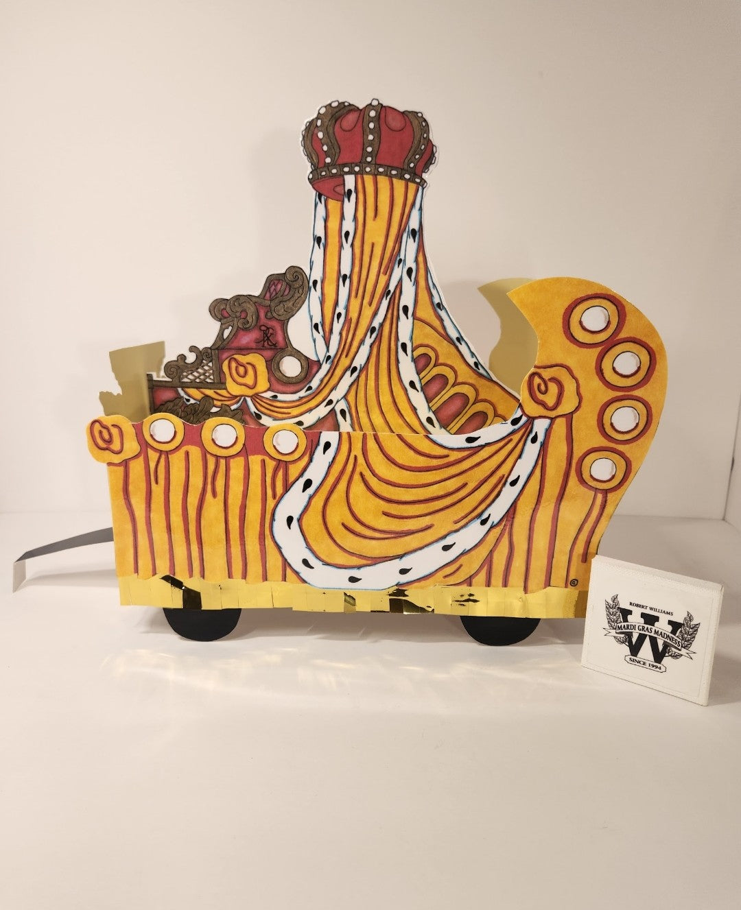 King Royal Miniature Mardi Gras Shoebox Parade Float