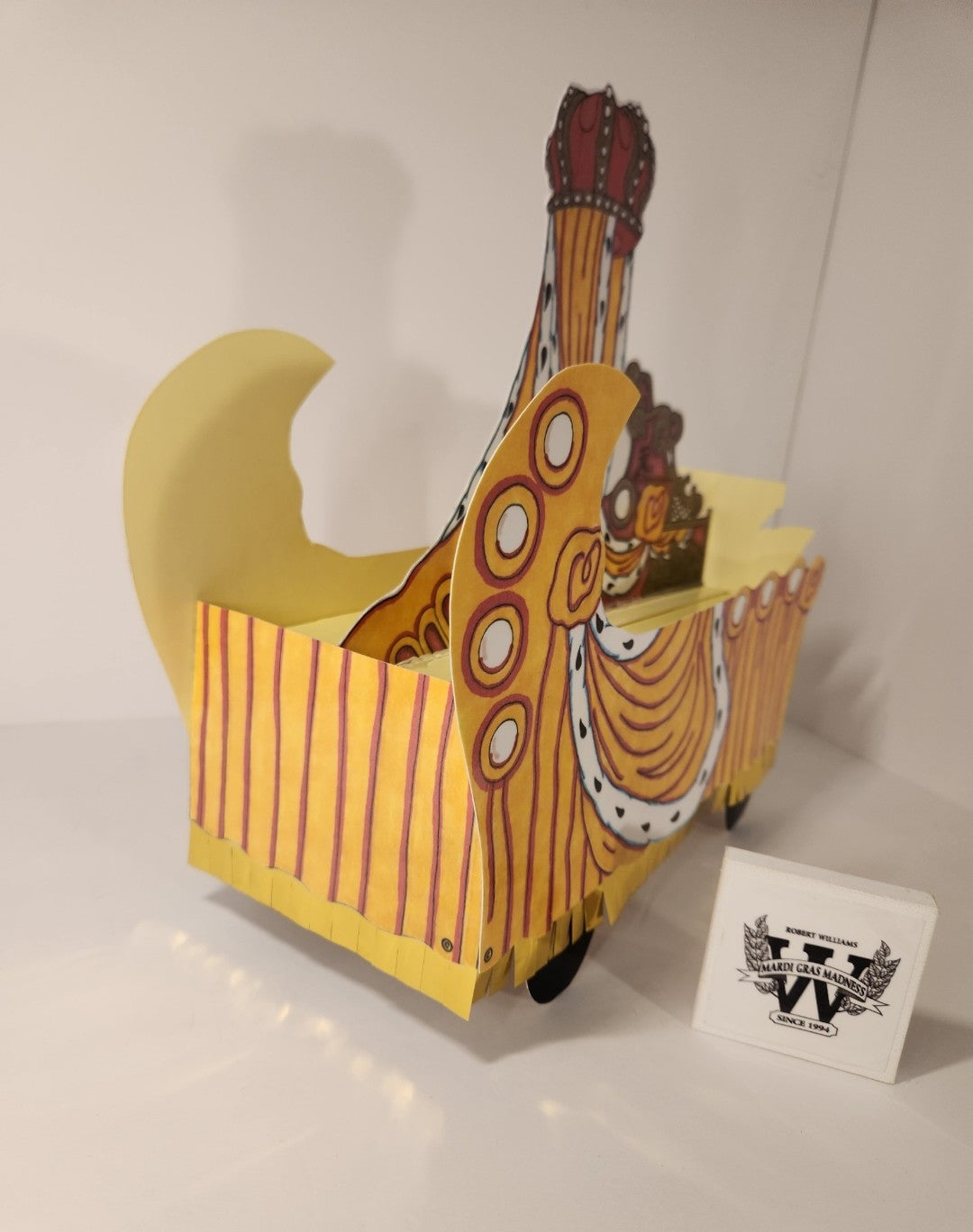 King Royal Miniature Mardi Gras Shoebox Parade Float