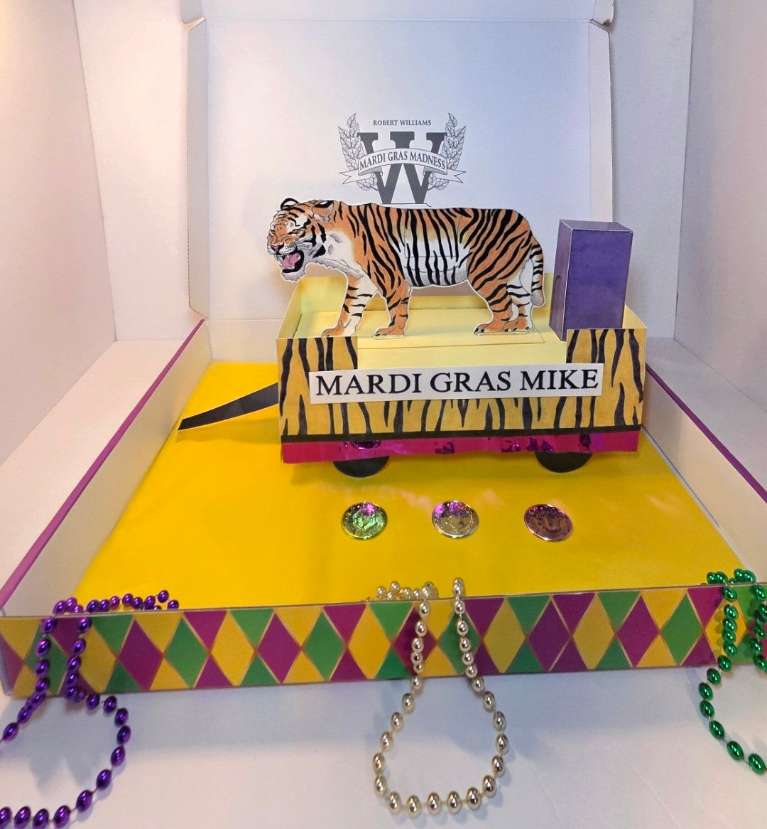 Mardi Gras Mike Mini Single-Deck Centerpiece Float